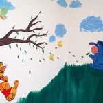 Παιδική τοιχογραφία - Ο Γουίνι το αρκουδάκι